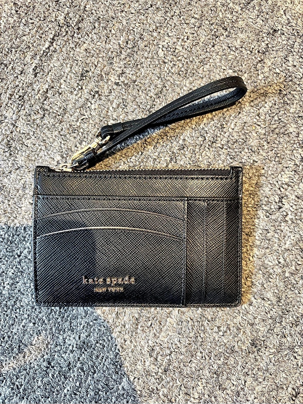 Black Kate Spade Wristlet Wallet